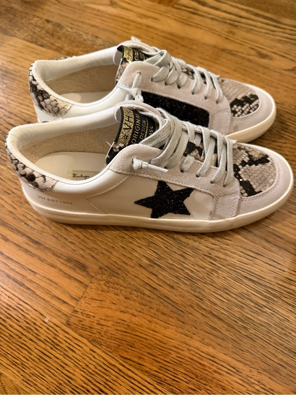 Vintage Havana “Bonnie” Snake Print Sneaker - Picture 5 of 8